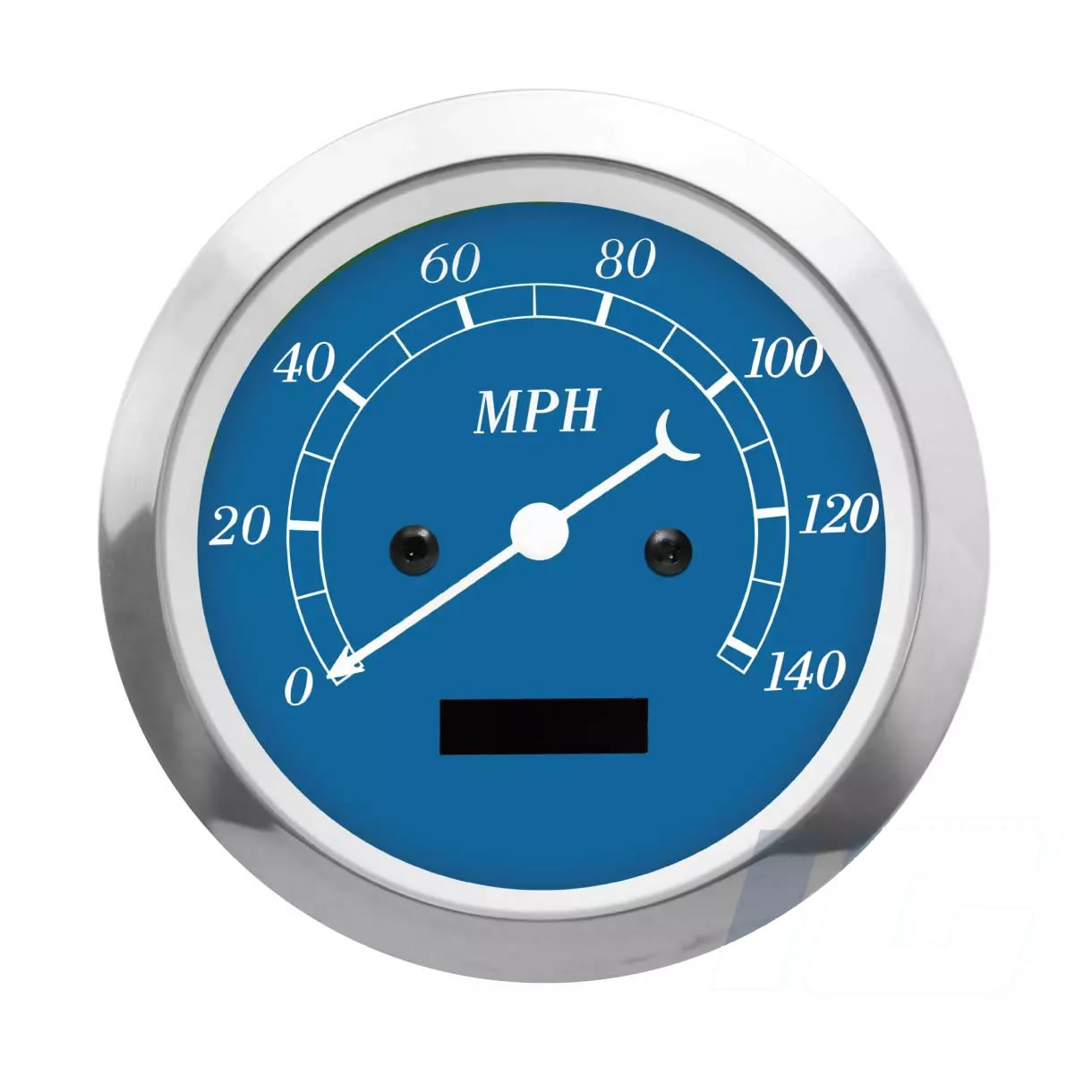 Blue Face Red Needle - Electrical Speedometers